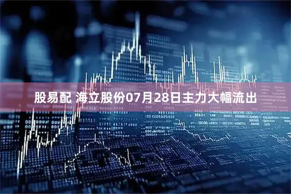 股易配 海立股份07月28日主力大幅流出